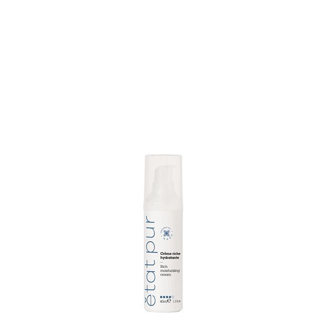 etat-pur-creme-rico-hidratante-40ml Jar of Etat Pur Rich Moisturizing Cream by Etat Pur, a rich cream indicated for intensely nourishing dry skin.