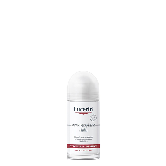 eucerin-anti-perspirant-roll-on-48h-50ml Eucerin Anti-Transpirante 48h Roll-On Transpiração Forte 50ml