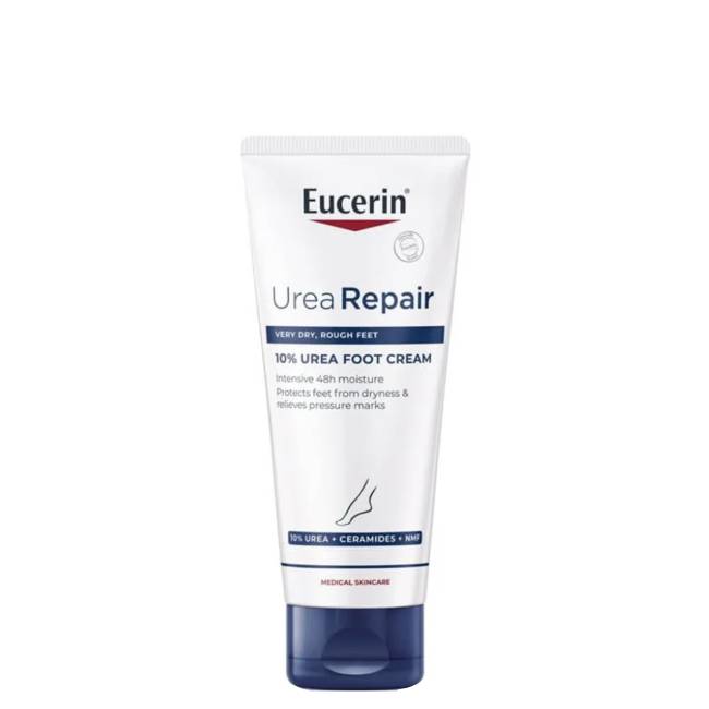 eucerin urea repair plus 10 foot cream Eucerin Pele Seca Urea Repair 10% Crema Reparadora de Pies 100 ml - Image 1