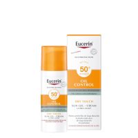 Gel-Cream  by  Eucerin,  a  dry  touch  gel-cream  indicated  for  oil  control  and  sun  protection.