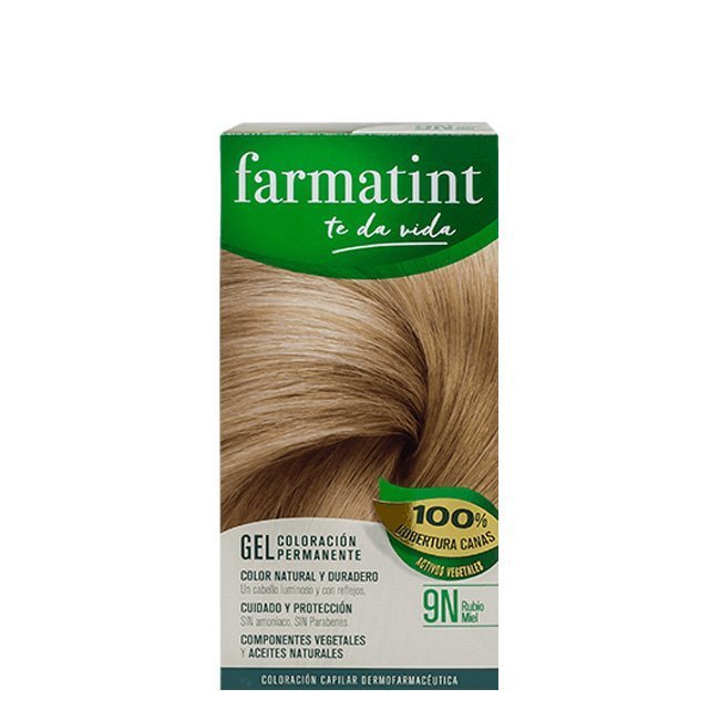farmatintgelcolor9n Farmatint Gel Color Coloração Permanente Cor 9N Louro Mel