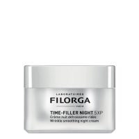 Jar  of  Filorga  Time-Filler  Night  5XP  Wrinkle  Correction  Cream  by  Filorga,  a  night  cream  indicated  for  facial  wrinkle  correction.