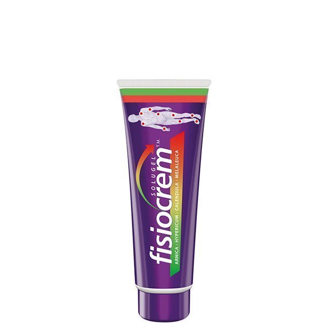 fisiocreme60_1 Tube of Fisiocrem Solugel by Fisiocrem, a natural cream indicated for the relief of sore and tired muscles and joints.
