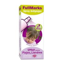 Spray  of  FullMarks  Anti-Lice  and  Anti-Nits  Spray  by  FullMarks,  a  liquid  spray  indicated  for  the  elimination  of  lice  and  nits.