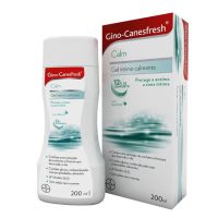 Bottle  of  Gino-Canesfresh  Calming  Intimate  Soothing  Gel  by  Gino-Canesfresh,  a  gel  indicated  for  soothing  and  rebalancing  the  vaginal  flora.