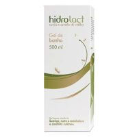 Bottle  of  Hidrolact  Lipid-Replenishing  Shower  Gel  by  Hidrolact,  a  shower  gel  indicated  for  cleansing  and  soothing  irritated  skin.