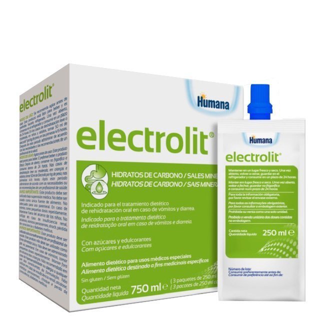 humana-electrolit-pacotes エレクトロリット 経口補水液 3x250ml