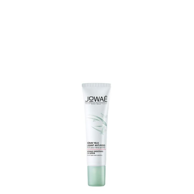 jowaeginsengvermelhoserumolhos Bottle of Jowaé Red Ginseng Eye Serum Anti Wrinkle by Jowaé, a gel serum indicated for smoothing the eye contour.