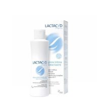 Bottle  of  Lactacyd  Pharma  Intimate  Hydrating  Hygiene  by  Lactacyd,  a  cleansing  gel  indicated  for  vaginal  dryness  and  hydration.