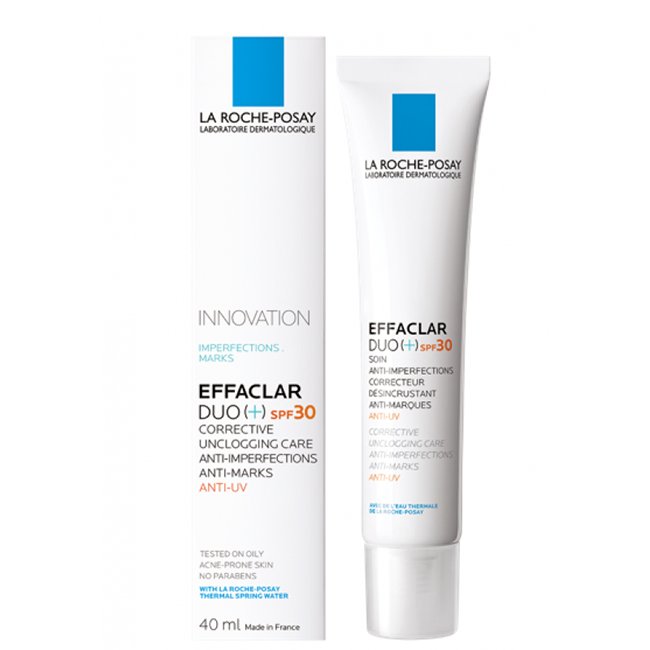 larocheposayeffaclarduospf30gelcreme ラ ロッシュ ポゼ エファクラー デュオ(+) SPF30 ジェルクリーム コレクティング 40ml