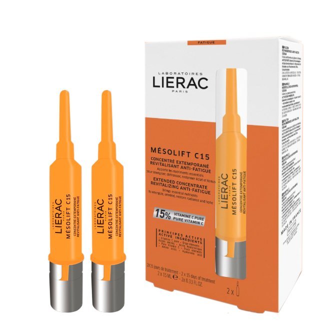 lieracmesoliftc15ampolas リエラック メソリフト C15 リバイタライジング コンセントレート 2x15ml アンプル