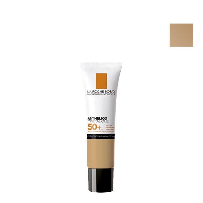 lrpantheliosmineralonespf50_brown4 La Roche Posay Anthelios Mineral One SPF50+ Creme de Cor 04 Brown 30ml - Image 1