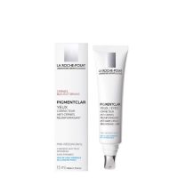 Tube  of  Pigmentclar  Anti-Dark  Circle  Eye  Cream  by  La  Roche  Posay,  a  cream  indicated  for  reducing  dark  circles  and  puffiness.
