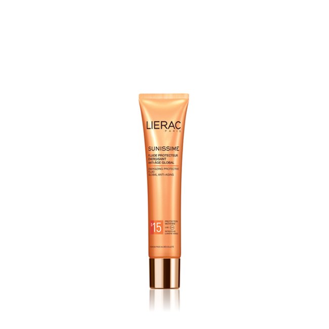 lsunissimefluidorev15 Lierac Sunissime Fluido Protector Revitalizante Anti-Idade Global SPF15 40ml