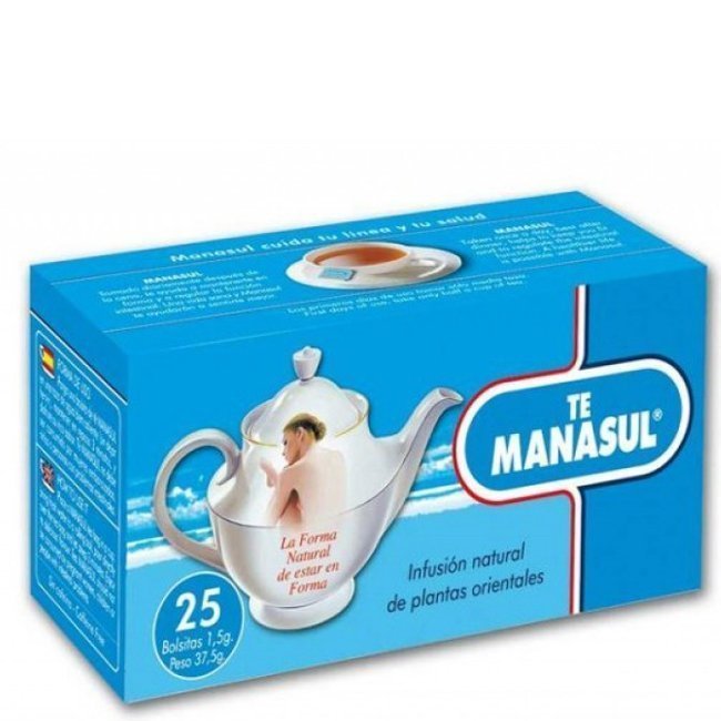 manasulcha_25 Sachet of Manasul Tea Bags by Manasul, a natural herbal infusion indicated for regulating bowel function and intestinal flora.