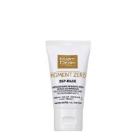 Tube  of  Martiderm  Pigment  Zero  DSP  Depigmenting  Mask  by  Martiderm,  an  intensive  mask  indicated  for  reducing  skin  spots  and  melanin.