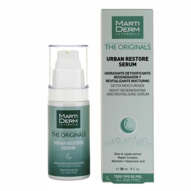 martidermurbanrestoreserumnoite Martiderm The Originals Urban Restore Sérum Noite Detox 30ml