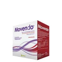 Sachet  of  Movendo  Oral  Powder  Supplement  by  Movendo,  an  oral  powder  indicated  for  preventing  the  degeneration  of  articular  cartilage.