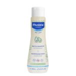 Bottle of Mustela Baby Gentle Shampoo by Mustela, a gentle shampoo indicated for cleaning fine and delicate baby hair.