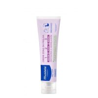 Tube  of  Mustela  Diaper  Rash  Cream  1  2  3  by  Mustela,  a  regenerating  cream  indicated  for  protecting  the  baby  bottom  during  diaper  change.