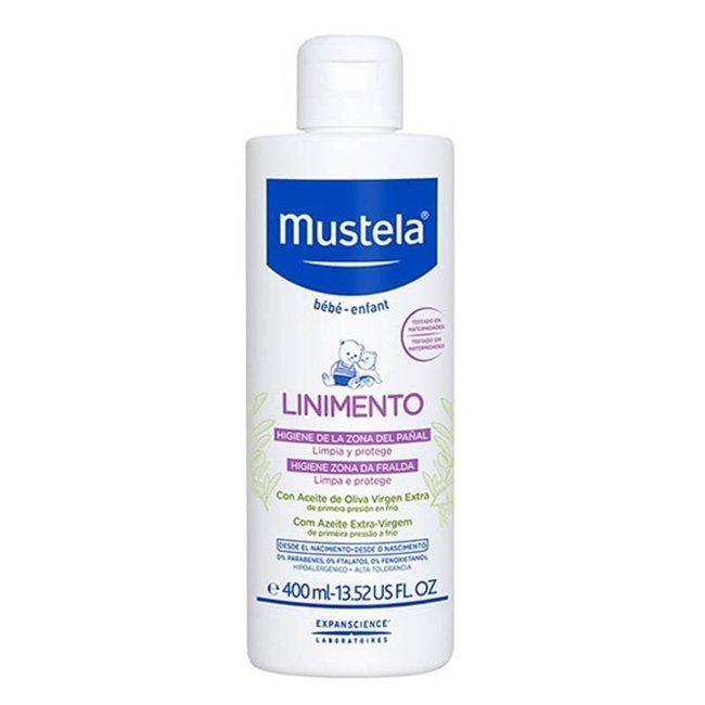 mustela-linimento-400ml Mustela Bebé Linimento Higiene Zona da Fralda 400ml - Image 1