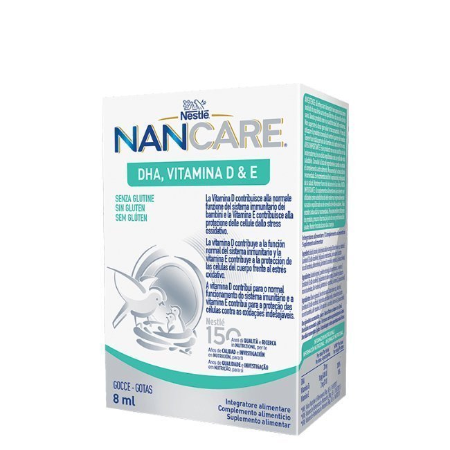 nancaredhavitaminadee ナンケア DHA ビタミンD&E サプリメント ドロップス 8ml