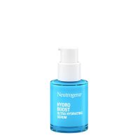Bottle  of  Neutrogena  Hydro  Boost  Ultra-Hydrating  Serum  by  Neutrogena,  a  serum  indicated  for  deep  hydration  of  dry  skin.