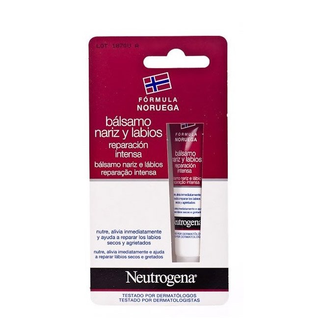 neutrogenabalsamoreparacaointensa Neutrogena Bálsamo Nariz e Lábios Reparação Intensa 15ml - Image 1