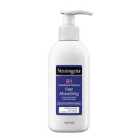 Bottle  of  Neutrogena  Fast  Absorption  Hand  Cream  by  Neutrogena,  a  cream  indicated  for  repairing  dry  and  cracked  hand  skin.