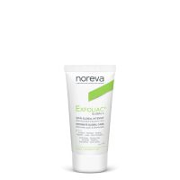 Tube  of  Noreva  Exfoliac  Global  6  Anti-Imperfection  Care  by  Noreva,  a  cream  indicated  for  oily  skin  with  acne  imperfections.