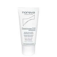 Bottle  of  Noreva  Sebodiane  DS  Micro-Emulsion  by  Noreva,  a  micro-emulsion  indicated  for  seborrheic  dermatitis.