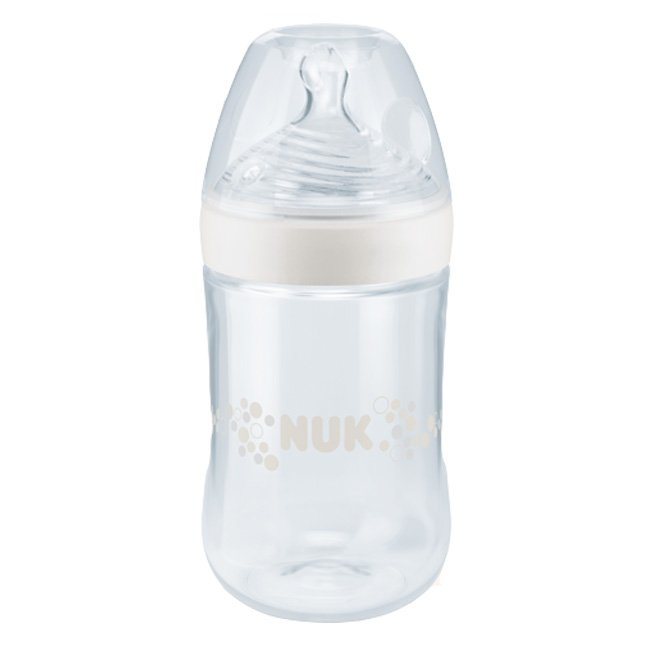 nuknaturesensebiberonsilicone6-18-260mlbranco Nuk Nature Sense Biberão Silicone Tetina M 260ml