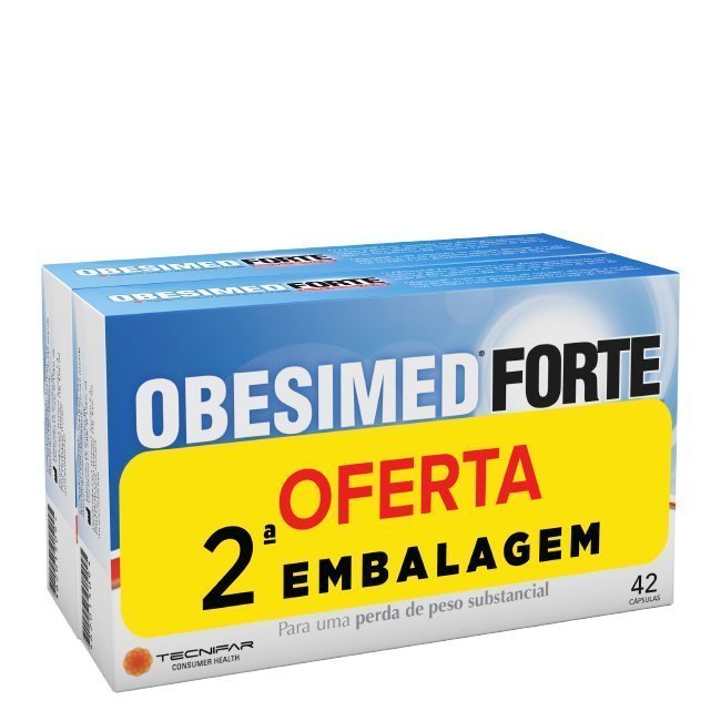 obesimedforteduo Obesimed Emagrecimento Forte Cápsulas 2x42unid