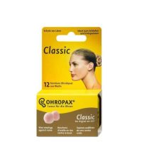 Box  of  Ohropax  Classic  Ear  Plugs  Wax  by  Ohropax,  wax  plugs  indicated  for  protection  against  noise,  water  and  wind.