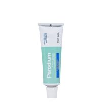 Tube  of  Parodium  Gums  Gel  by  Parodium,  a  gingival  gel  indicated  for  the  care  of  fragile,  irritated  and  bleeding  gums.