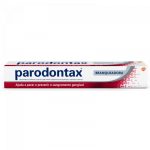 Tube of Parodontax Whitening Toothpaste by Parodontax, a toothpaste indicated for removing surface stains and strengthening enamel.