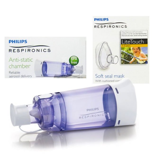 philipsrespironicsma_scaraca_mara Philips Respironics Câmara Expansora com Máscara 1-5 anos 1unid - Image 1