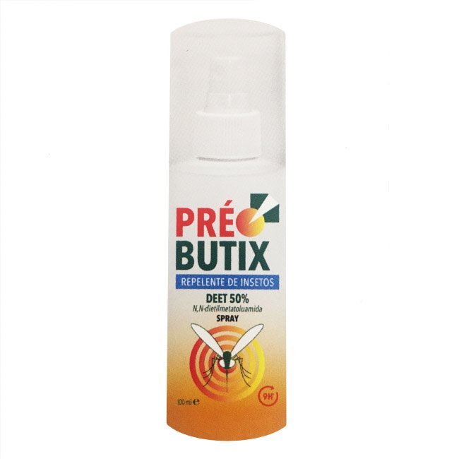 prebutixspraydeet50 Pré-Butix Deet 50% Deet Spray Anti-Mosquitos 100ml - Image 1