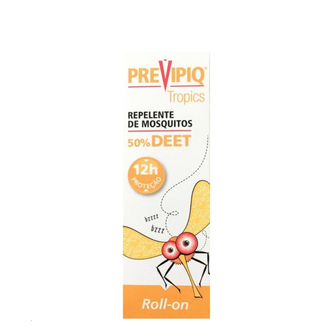 previpiqtropics50deetrollon Previpiq Tropics Repelente de Mosquitos 50% DEET Roll-On 50ml - Image 1