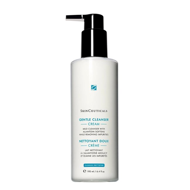skinceuticals gentle cleanser Bottle of SkinCeuticals Gentle Cleanser Cream by Skinceuticals, a cleansing cream indicated for sensitive and dry skin.