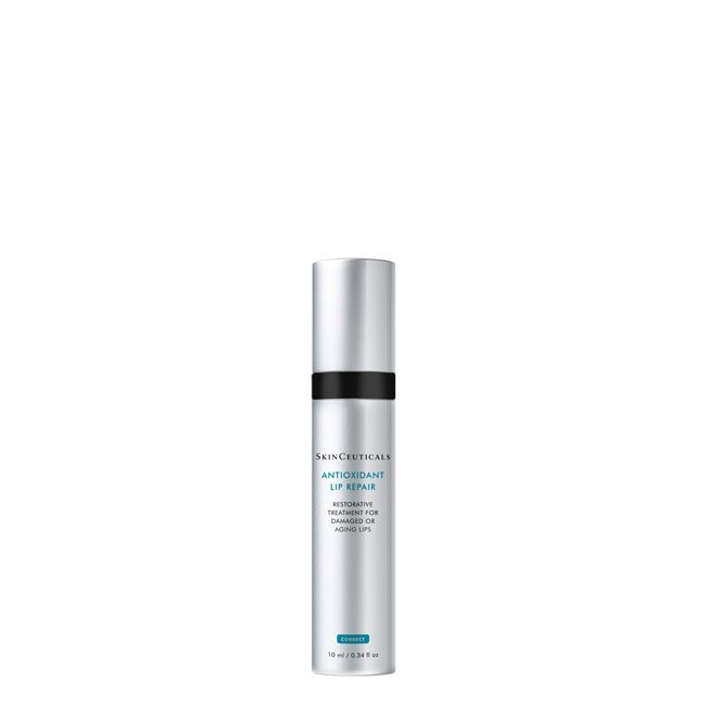 skinceuticalsantioxidantliprepair Tube of Skinceuticals Antioxidant Lip Repair by Skinceuticals, a lip balm indicated for repairing and moisturizing dry lips.
