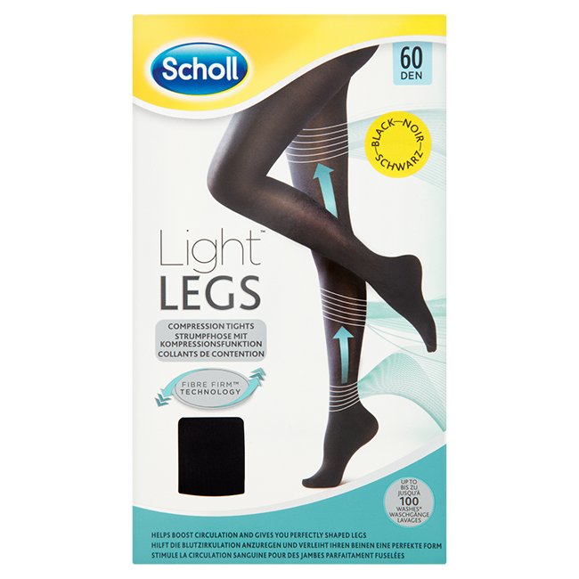 slightlegs60preto_1 ショール ライトレッグス タイツ コンプレッション 60DEN サイズM ブラック 1個