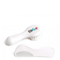 Suavinex Kit Branco Escova + Pente +0M