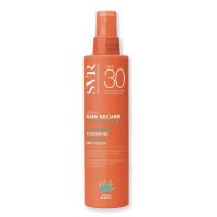 Spray  of  SVR  Sun  Secure  SPF30  Spray  by  SVR,  a  moisturizing  spray  indicated  for  high  sun  protection  of  face  and  body.