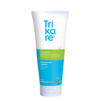 Bottle  of  Trikare  K  Seborrheic  Dermatitis  Shampoo  by  Trikare,  a  liquid  shampoo  indicated  for  oily  dandruff  and  seborrheic  dermatitis.