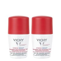 Box  of  Vichy  Duo  Stress  Resist  72H  Roll-On  Anti-Perspirant  Deodorant  by  Vichy,  a  roll-on  indicated  for  stressful  situations.