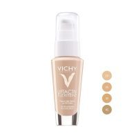 Bottle  of  Vichy  Liftactiv  Flexiteint  Anti-Wrinkle  Foundation  35  Sand  by  Vichy,  a  makeup  base  indicated  for  mature  skin.