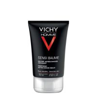 Tube  of  Vichy  Homme  Soothing  Mineral  After-Shave  Balm  by  Vichy,  a  balm  indicated  for  soothing  and  repairing  skin  after  shaving.