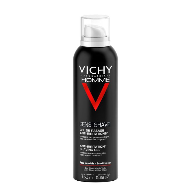 vichyhommesensishavegel_1 Vichy Homme Gel de Barbear Anti-irritação 150ml - Image 1