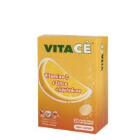 Box  of  Vitacê  Effervescent  Tablets  by  Vitacê,  a  dietary  supplement  indicated  for  strengthening  the  immune  system.